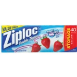 ZIPLOC FREEZER BAG QUART 40/BX - 9/40CT