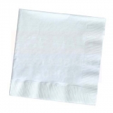 10 X 10 2 PLY BEVERAGE NAPKIN WHITE #139140154 (PACK) 50/PK